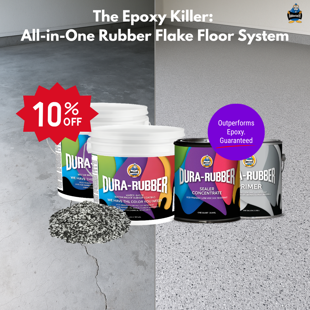 Dura-Rubber Flake Floor Bundle.