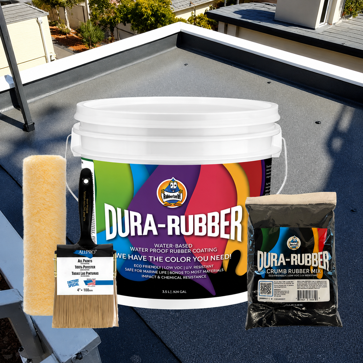 3.5 Gallon Dura-Rubber Deck Kit.