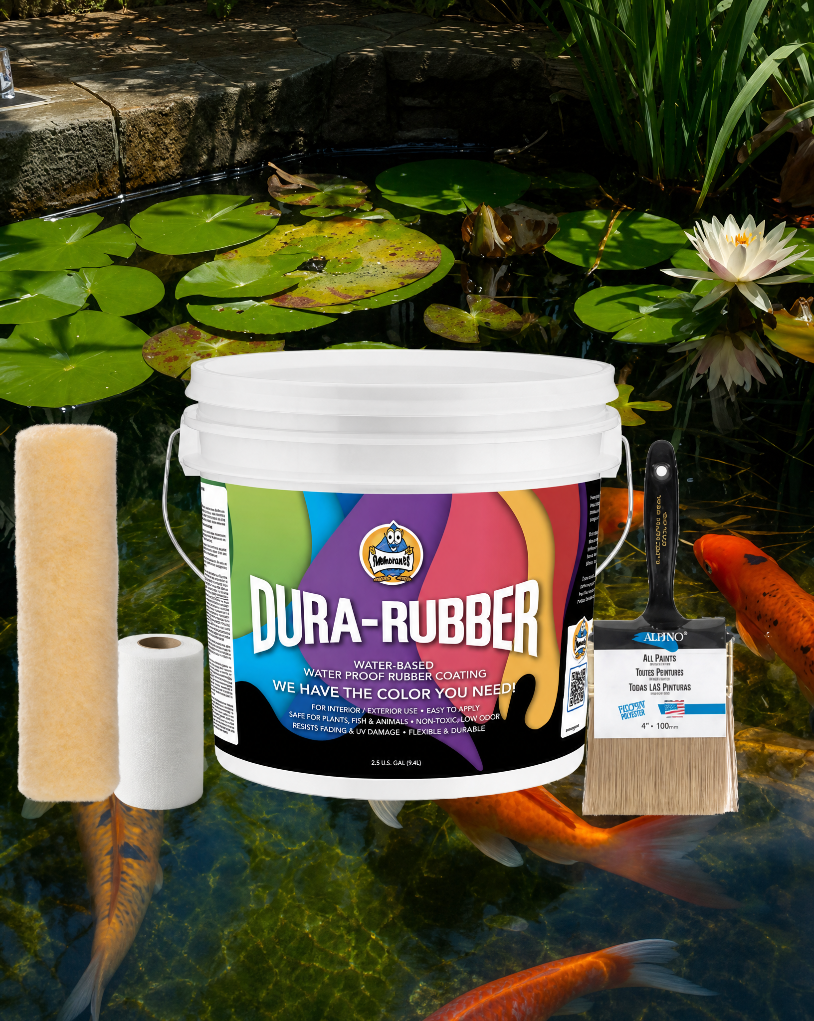 3.5 Gallon Dura-Rubber Pond Kit.