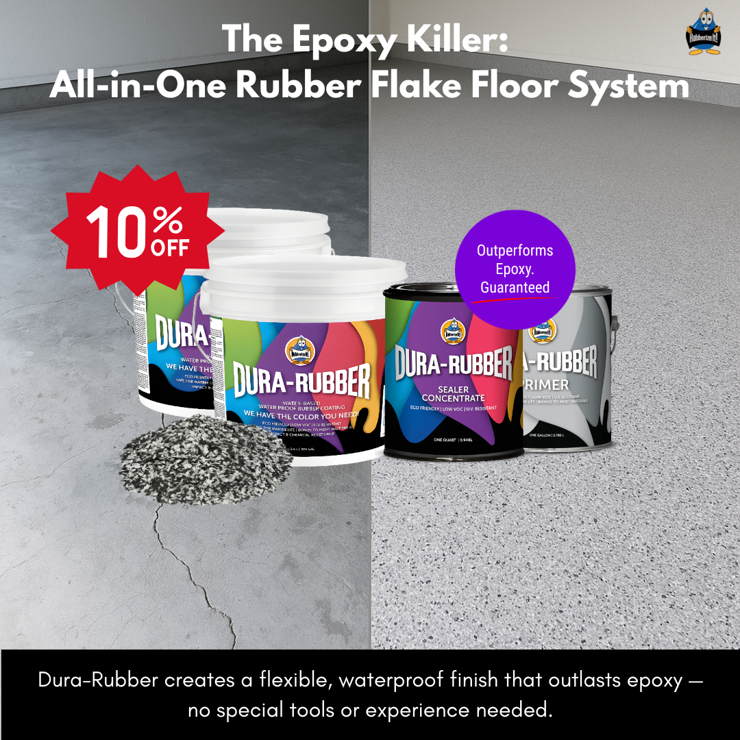 Dura-Rubber Flake Floor Bundle